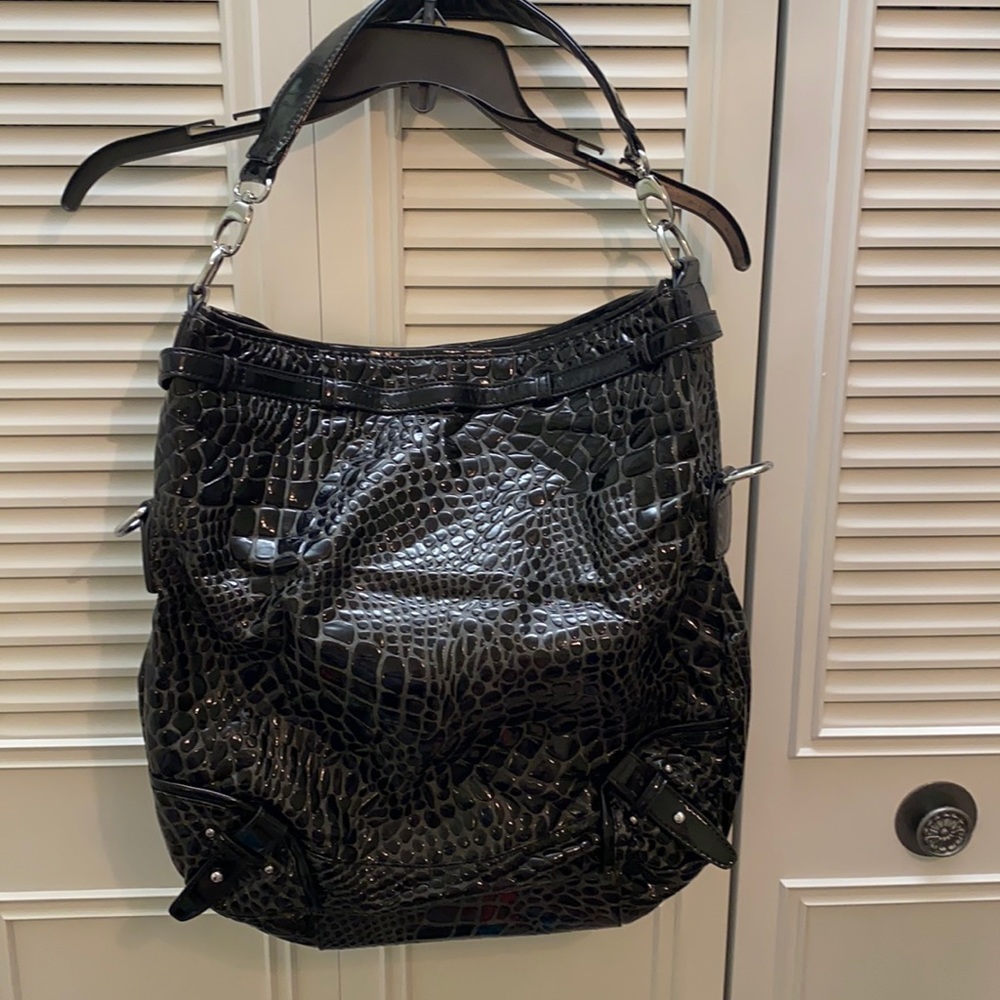 Black Snake skin purse